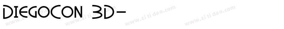 DiegoCon 3D字体转换
